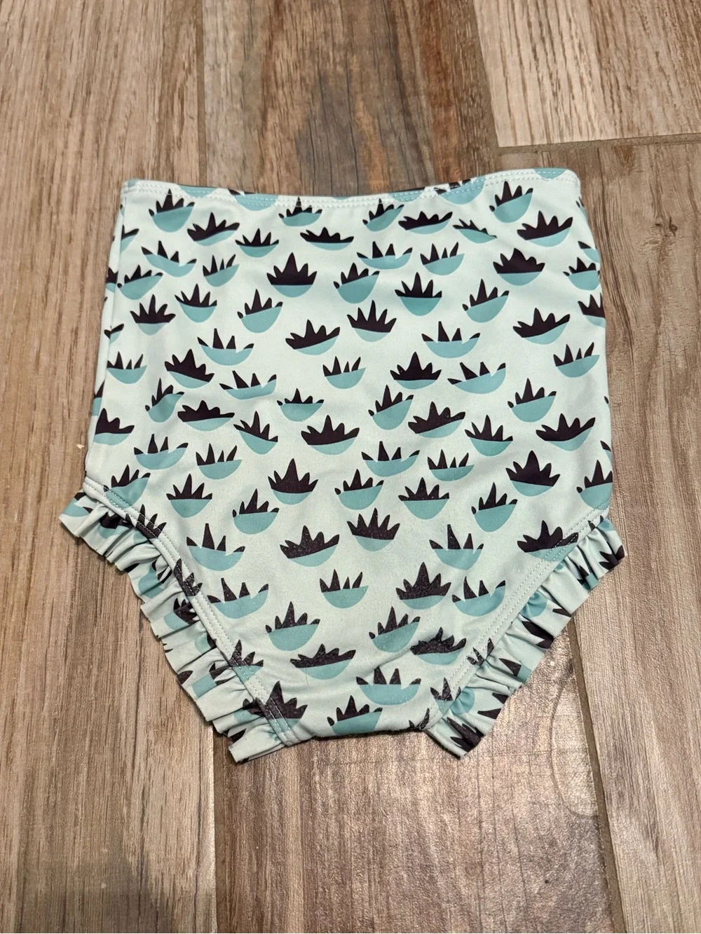 Kortni Jeane Mini Mint Bowl All Ruffle Up Swim Bottoms